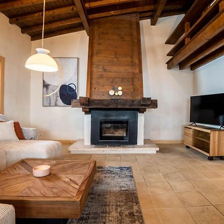 Chalet Vue Mont-Blanc, +4 Chambres, Cheminee Megève Exterior foto