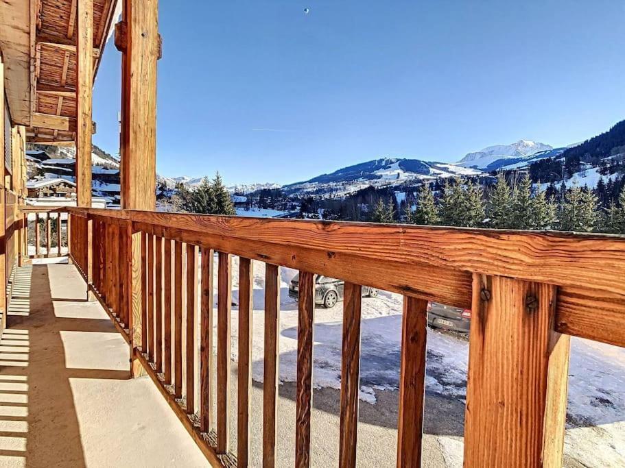 Chalet Vue Mont-Blanc, +4 Chambres, Cheminee Megève Exterior foto