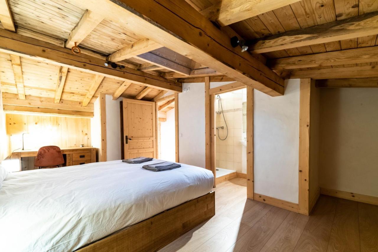 Chalet Vue Mont-Blanc, +4 Chambres, Cheminee Megève Exterior foto